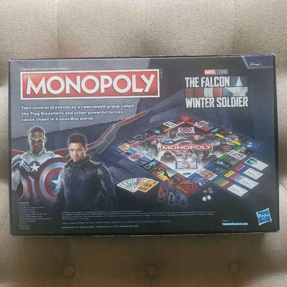 Monopoly Marvel Studios The Falcon and The Winter Soldier Board Game NEW - Picture 5 of 5